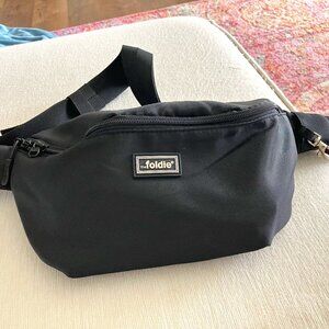 Black Foldie Crossbody Bag NWT